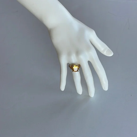 NWOT 4 1/2 ct. t.w. Citrine/White TopazSize 7